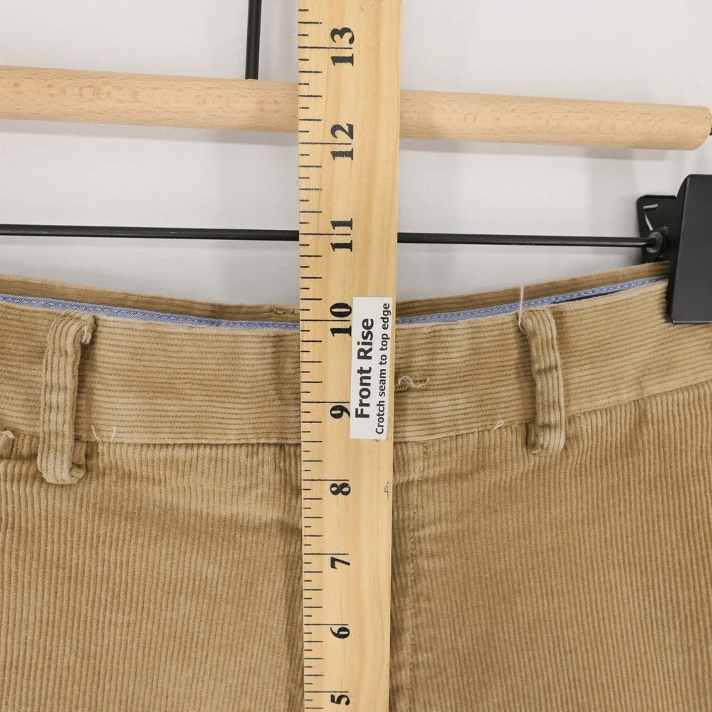 Polo Ralph Lauren Pants Mens 31x30 Tan Corduroy Classic Fit Stretch Flat Front